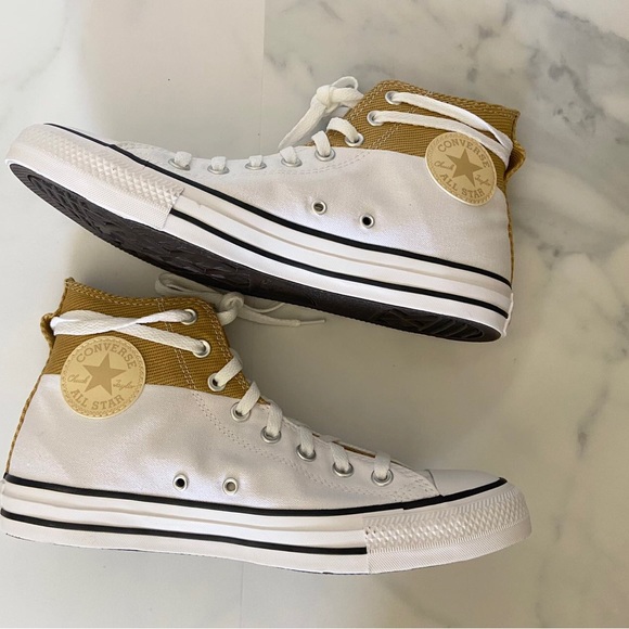 Converse Chuck Taylor All-Star Hi Crafted Patchwork Mens Shoes Size 8 - Picture 4 of 12